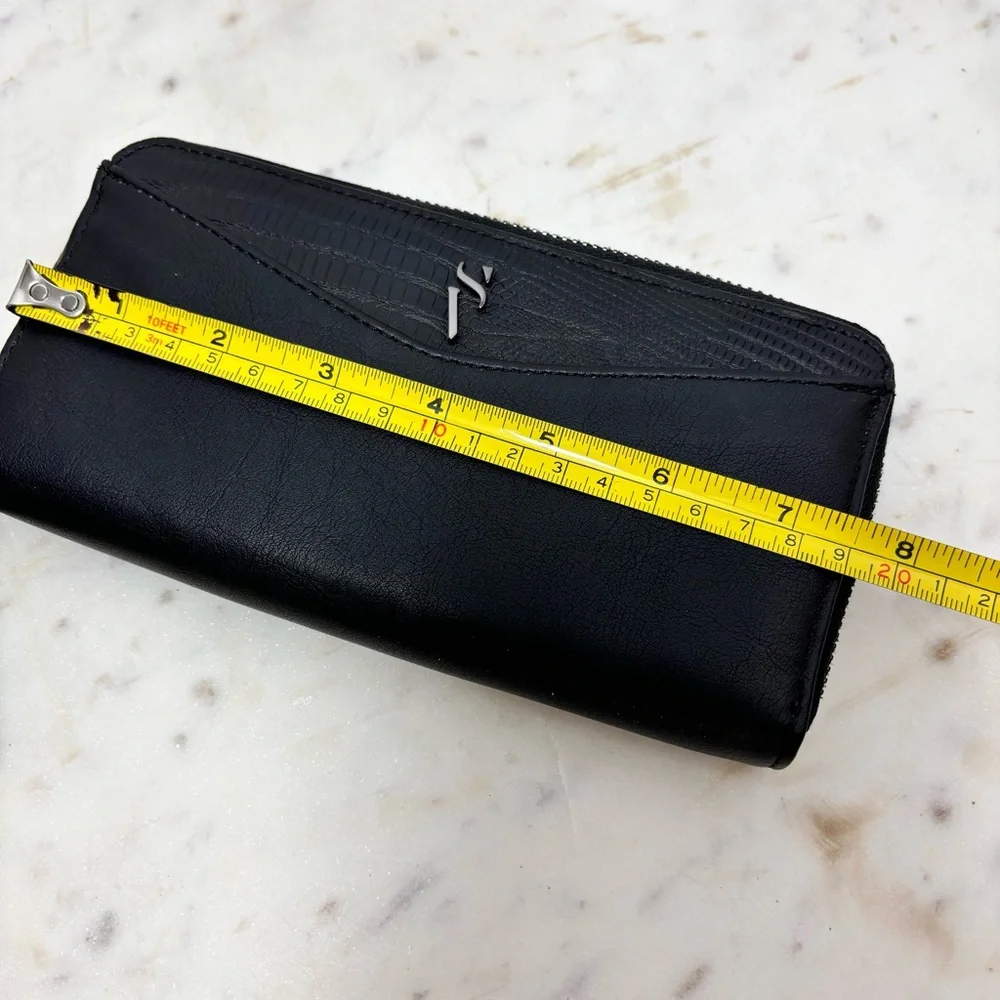 Simply Vera Vera Wang Signature Black Wallet‎